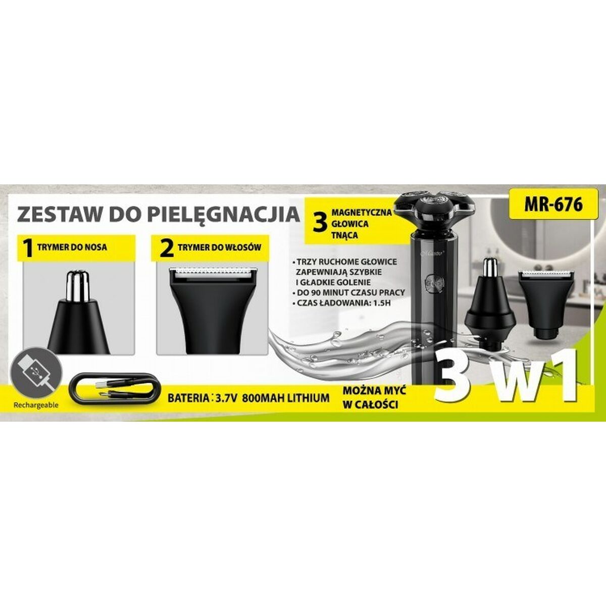 Cortapelos Feel Maestro MR-676 1 Pieza-3
