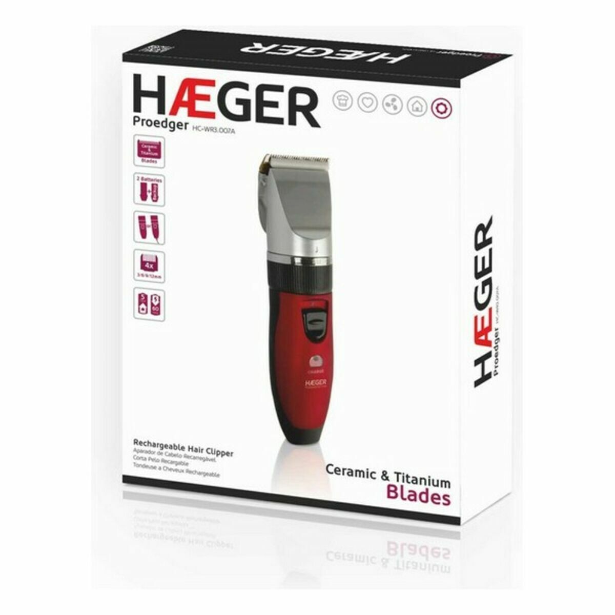 Cortapelos Haeger HC-WR3.007B-1