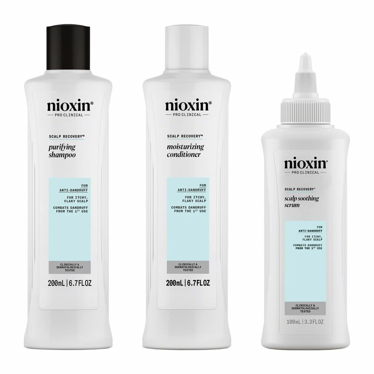 Set de coiffure Nioxin SCALP RECOVERY (3 unités)-0