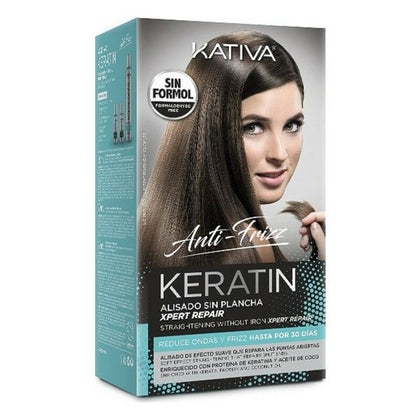 Trattamento Lisciante Cheratina Anticrespo Post Kativa (3 pz)