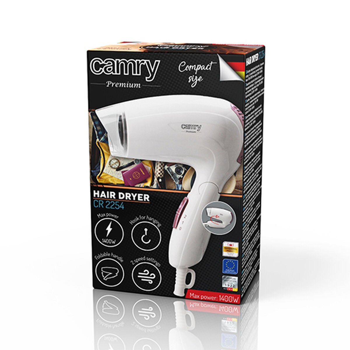Sèche-cheveux Adler CR 2254 blanc 1200 W-14