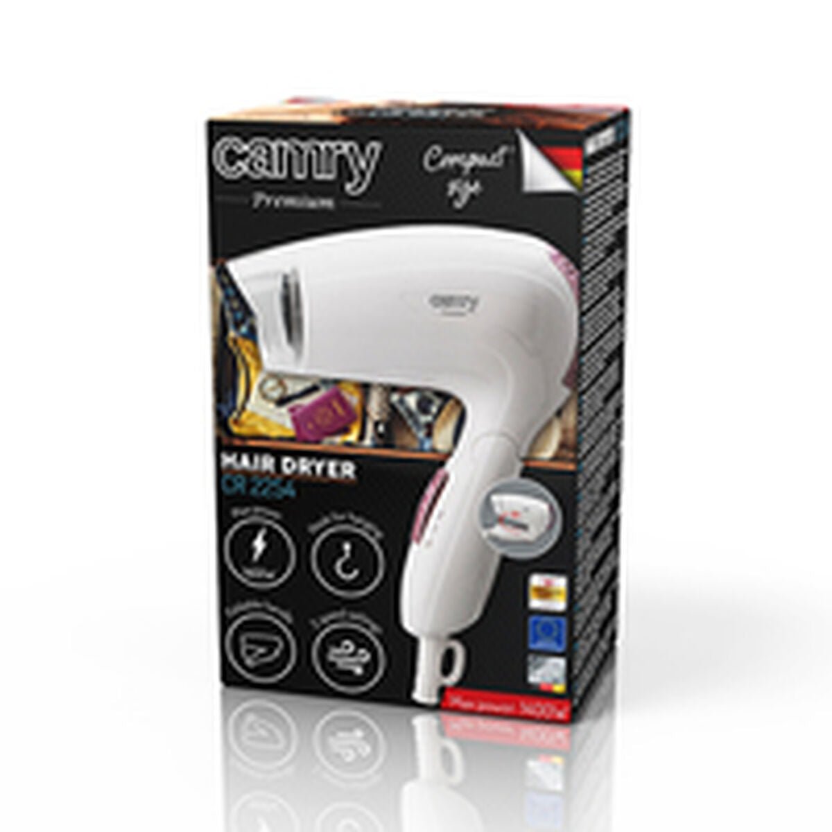Sèche-cheveux Adler CR 2254 blanc 1200 W-13