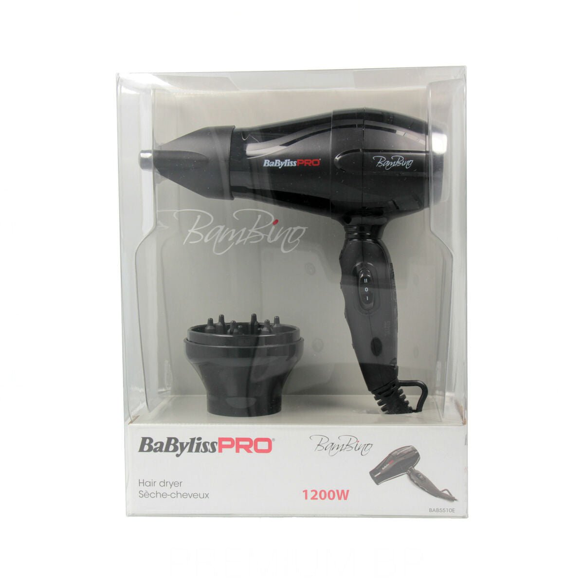 Asciugacapelli Babyliss BAB5510E Nero 1200 W-0