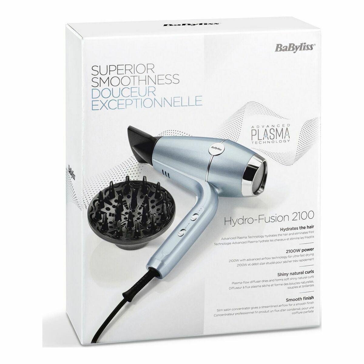 Uscător de păr Babyliss Blue Metallic 2100 W-11