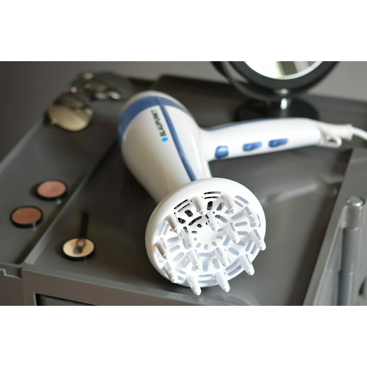 Secador de Pelo Blaupunkt HDD501BL Azul Blanco Impreso 2000 W-3