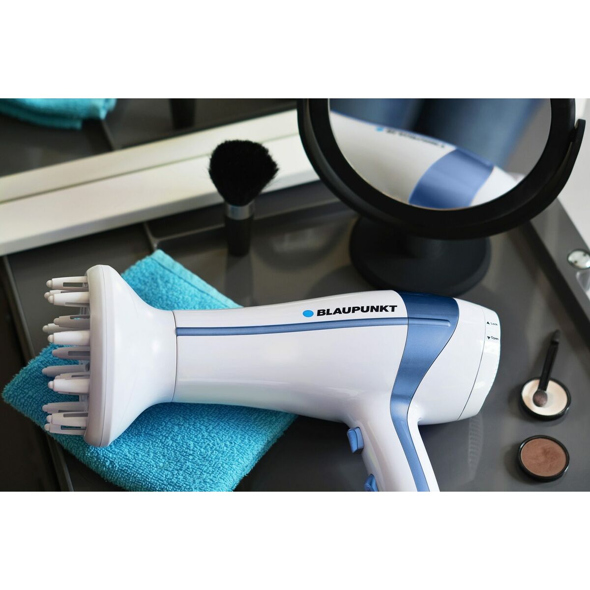 Secador de Pelo Blaupunkt HDD501BL Azul Blanco Impreso 2000 W-2