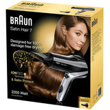 Haartrockner Braun Satin Hair 7 HD710 Schwarz 2200 W Ionic-1