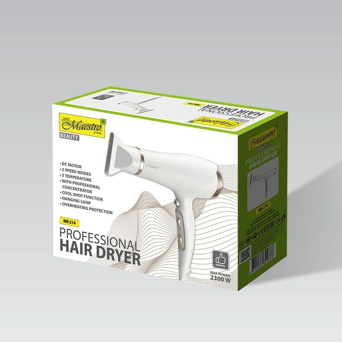 Haartrockner Feel Maestro MR-214 Weiß 2300 W-2