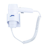 Sèche-cheveux Jofel blanc 1200 W support mural-0
