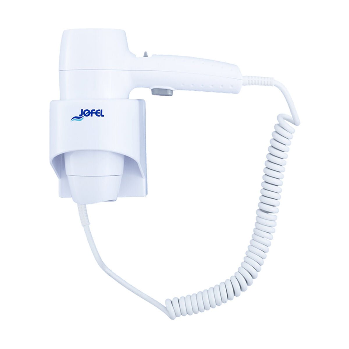 Sèche-cheveux Jofel blanc 1200 W support mural-0