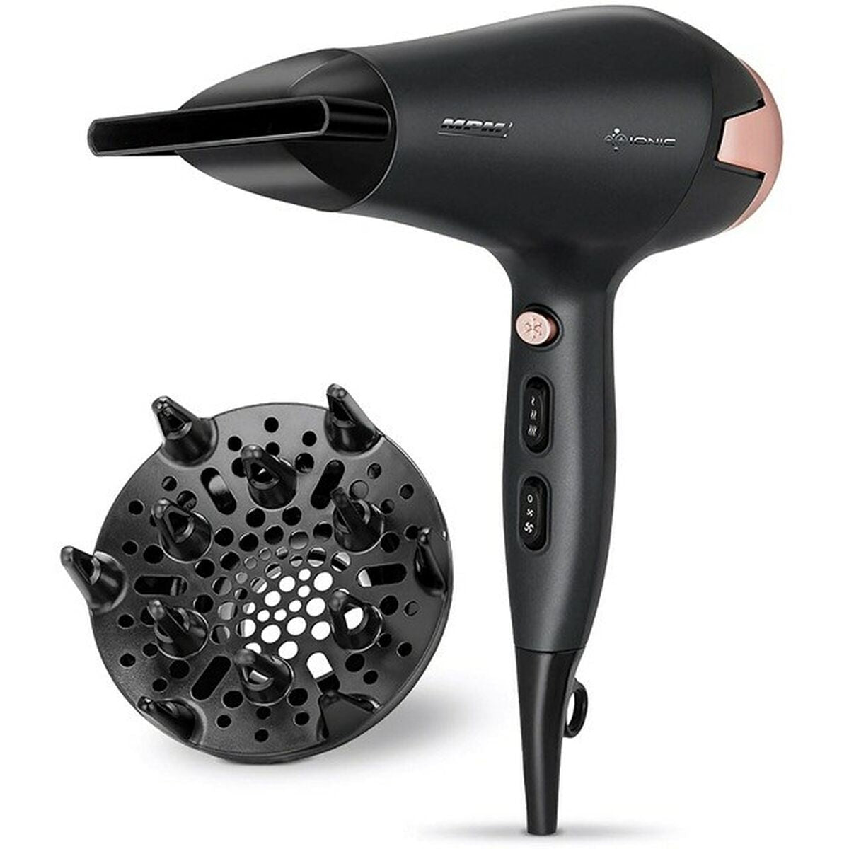 Sèche-cheveux Mpm MSW-24 Noir 2500 W-3