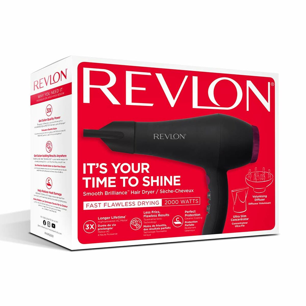 Sèche-cheveux Revlon RVDR5251E noir 2000 W-3