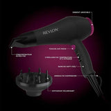 Sèche-cheveux Revlon RVDR5251E Noir 2000 W-12