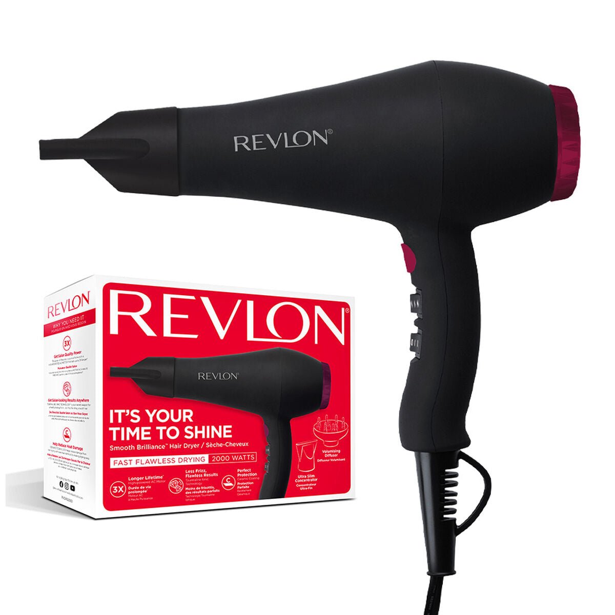 Sèche-cheveux Revlon RVDR5251E noir 2000 W-9