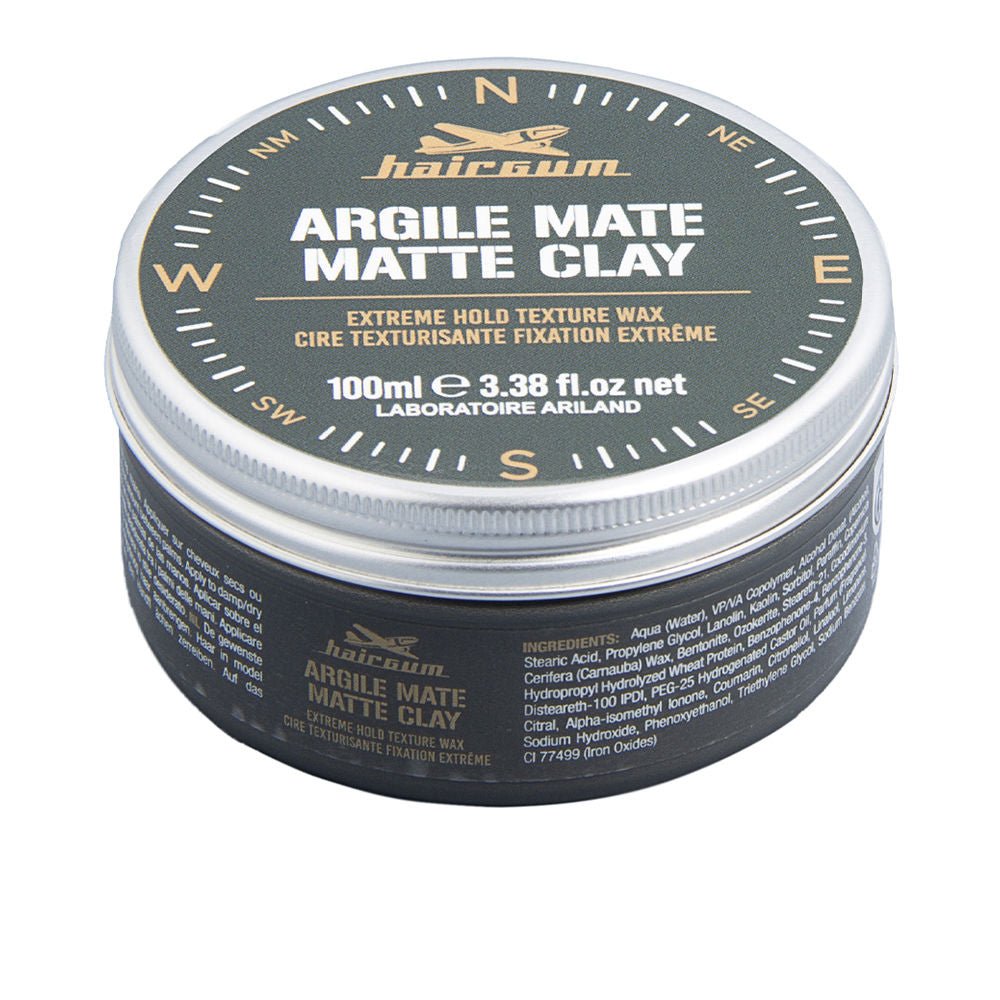 Cire d'argile mate HAIRGUM 100 ml-0