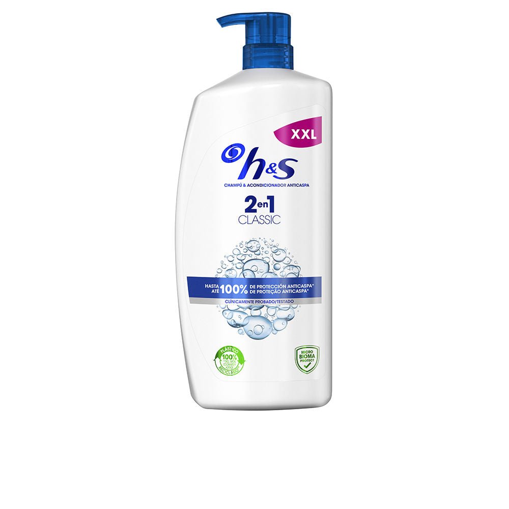 H&S Classic șampon și balsam anti-mătreață 2 în 1 dozator 1000 ml-0