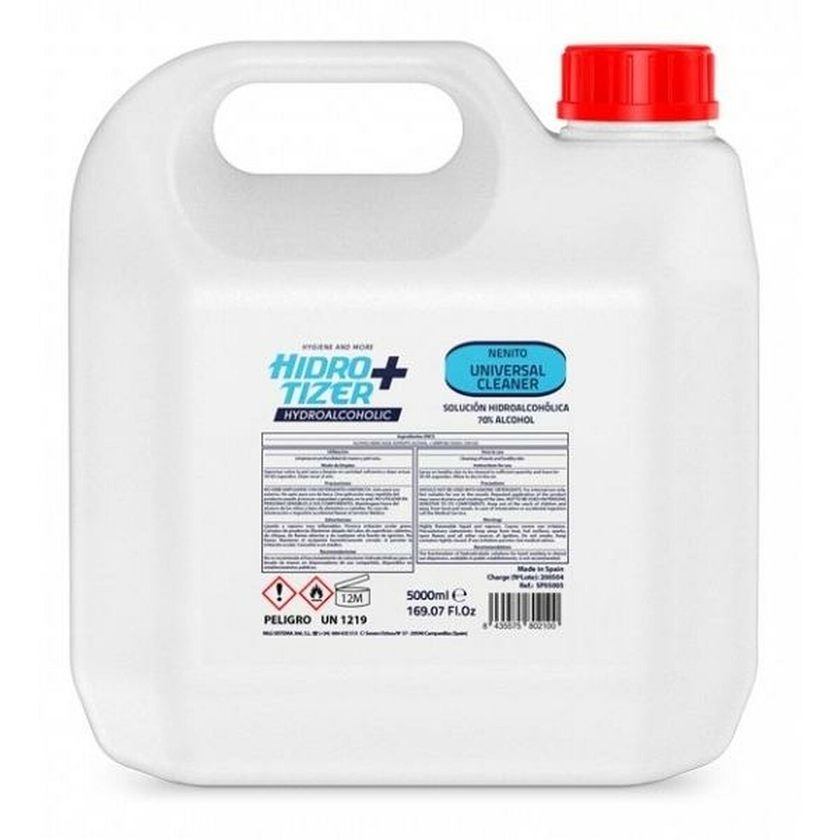 Hand Sanitiser Hidrotizer Plus 5 L - Cosmova