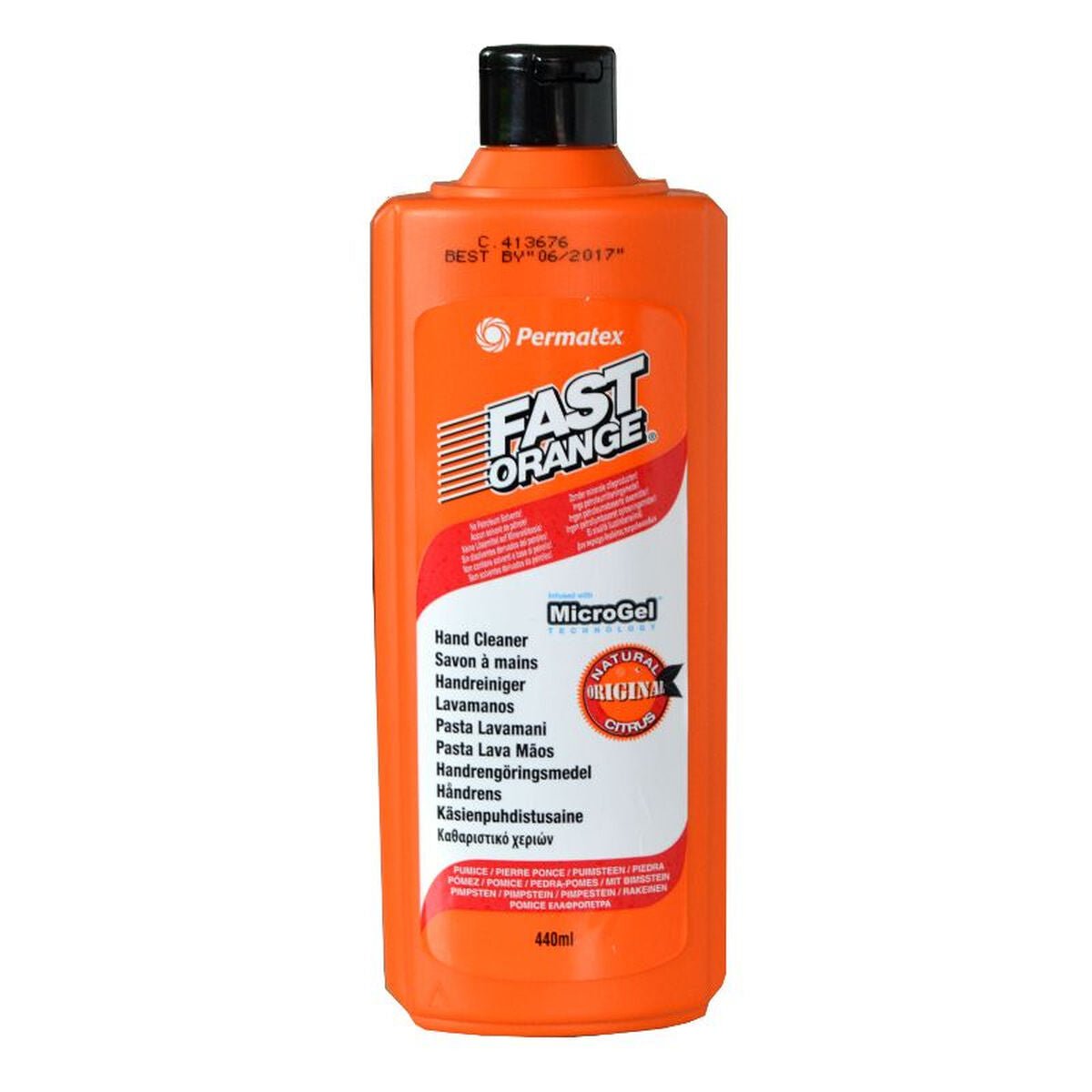 Hand Soap Permatex Fast Orange 440 ml - Cosmova