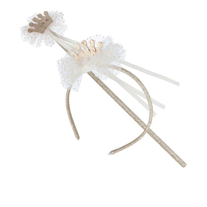 HEADBAND e CROWN WAND LOT 2 pc