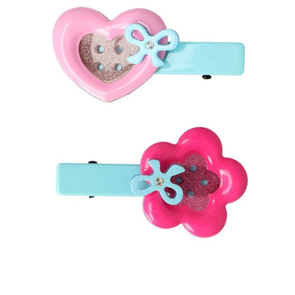 HEART e fiore PLIERS button 2 u