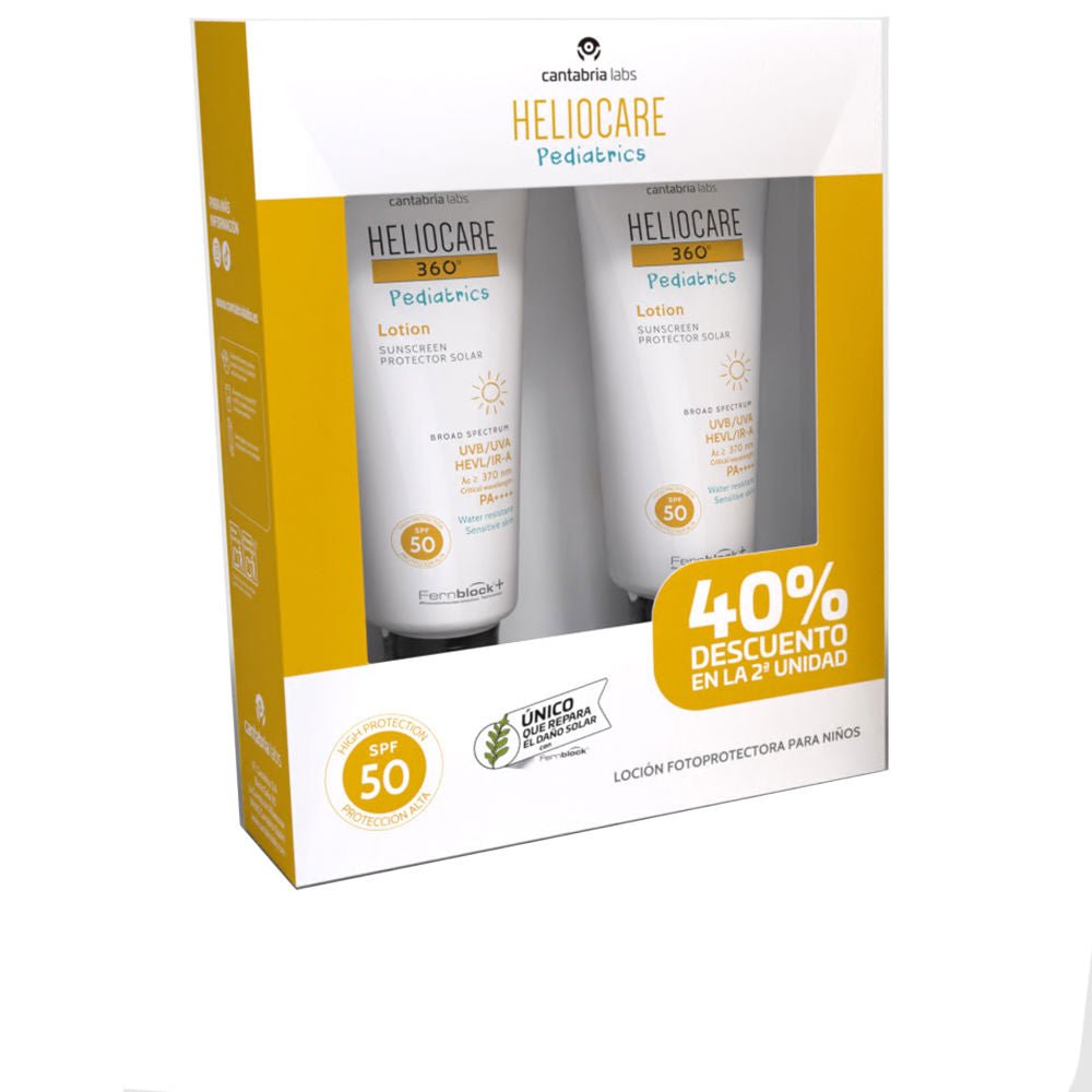HELIOCARE 360° PEDIATRICS loción protectora solar SPF50 pack 2 x 200 ml-0