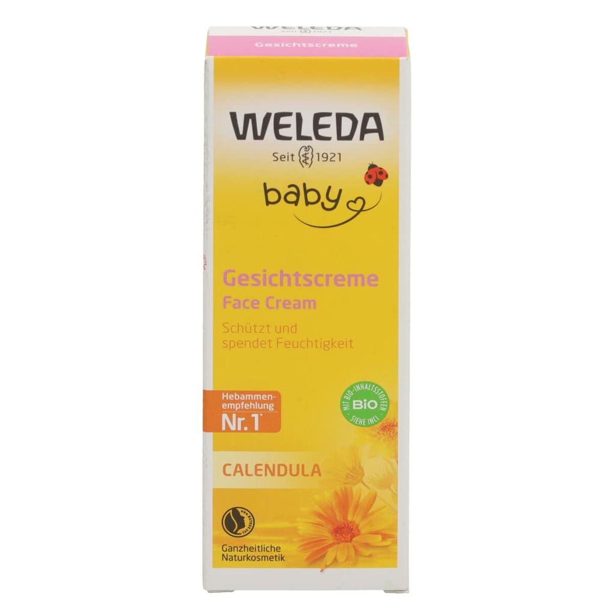 Crème hydratante visage bébé Weleda Baby Calendula 50 ml-3