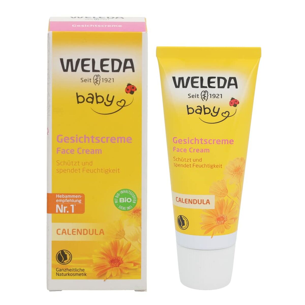 Crema Facial Hidratante para Bebé Weleda Baby Caléndula 50 ml-0