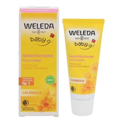Crème hydratante visage bébé Weleda Baby Calendula 50 ml