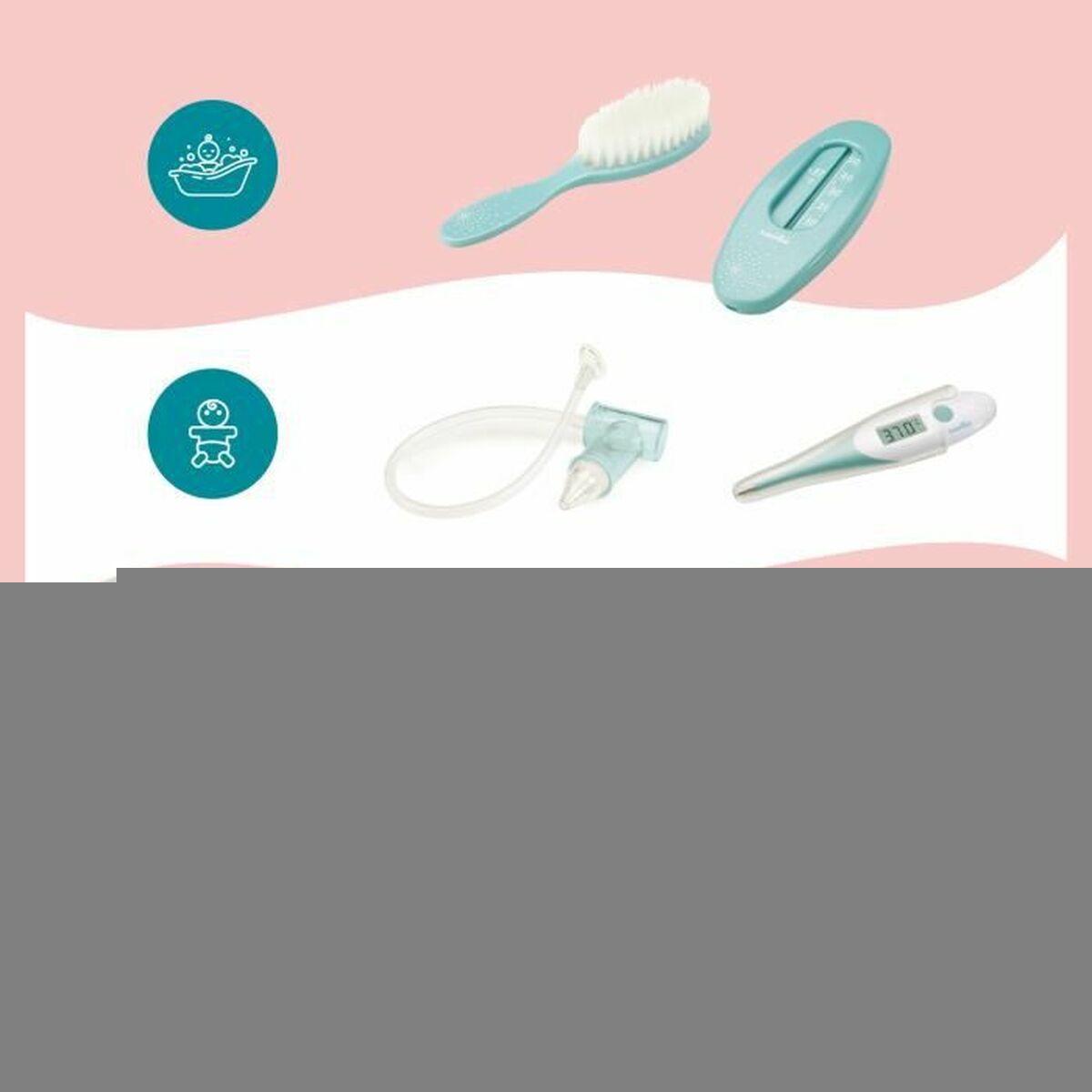 Set d'hygiène Babymoov Bleu Gris-2