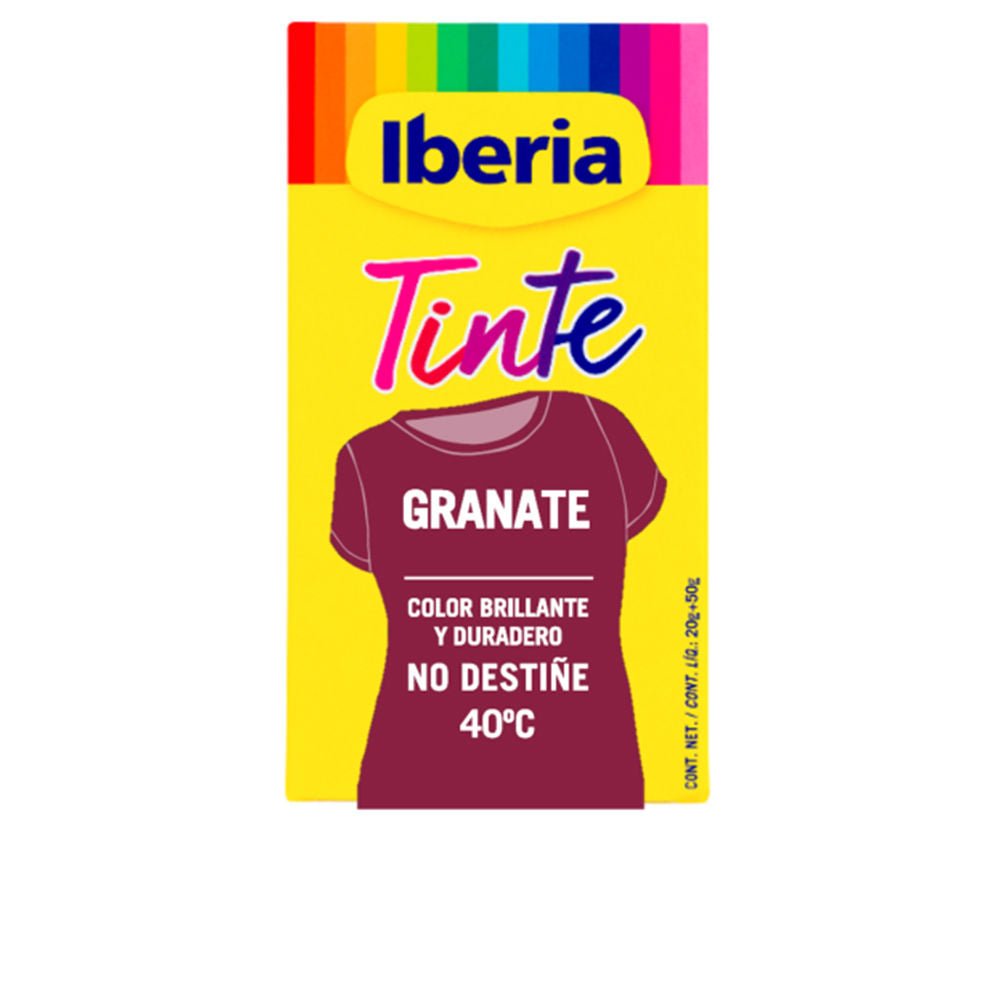 IBERIA CLOTHING DYE colorfast 40º garnet 70 gr - Cosmova