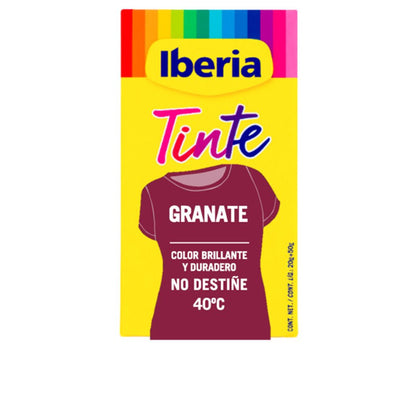 IBERIA KLEIDUNGSFARBSTOFF farbecht 40º #Granat 70 gr