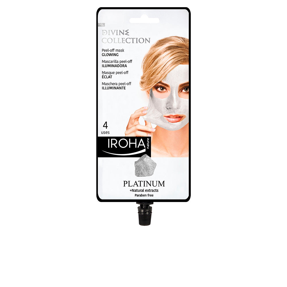 PLATINUM masque éclat peel-off 4 utilisations-0