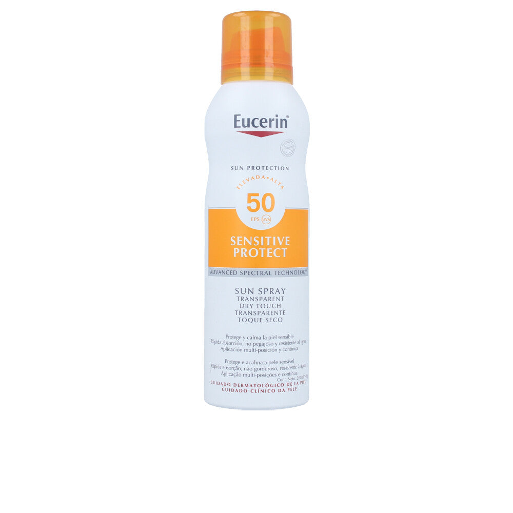 SUN SENSITIVE PROTECT spray transparente tacto seco SPF50 200 ml-0