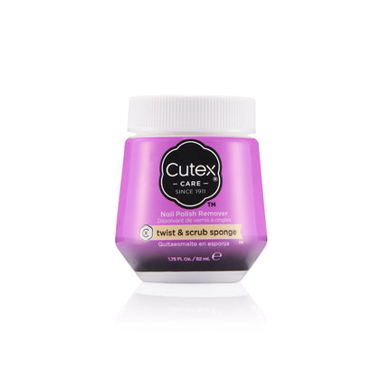 CUTEX SPONGE POLISH REMOVER Twist & Scrub 52 ml