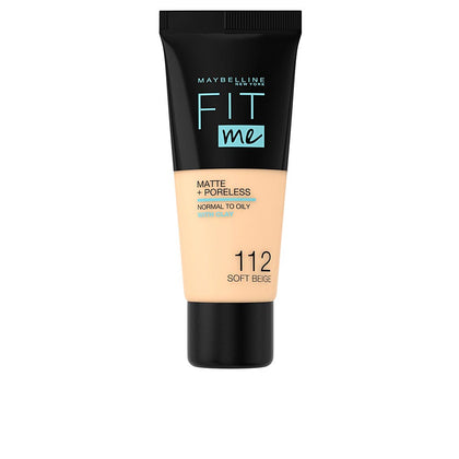 ¡AJUSTAME! Base mate+poreless #112-beige suave