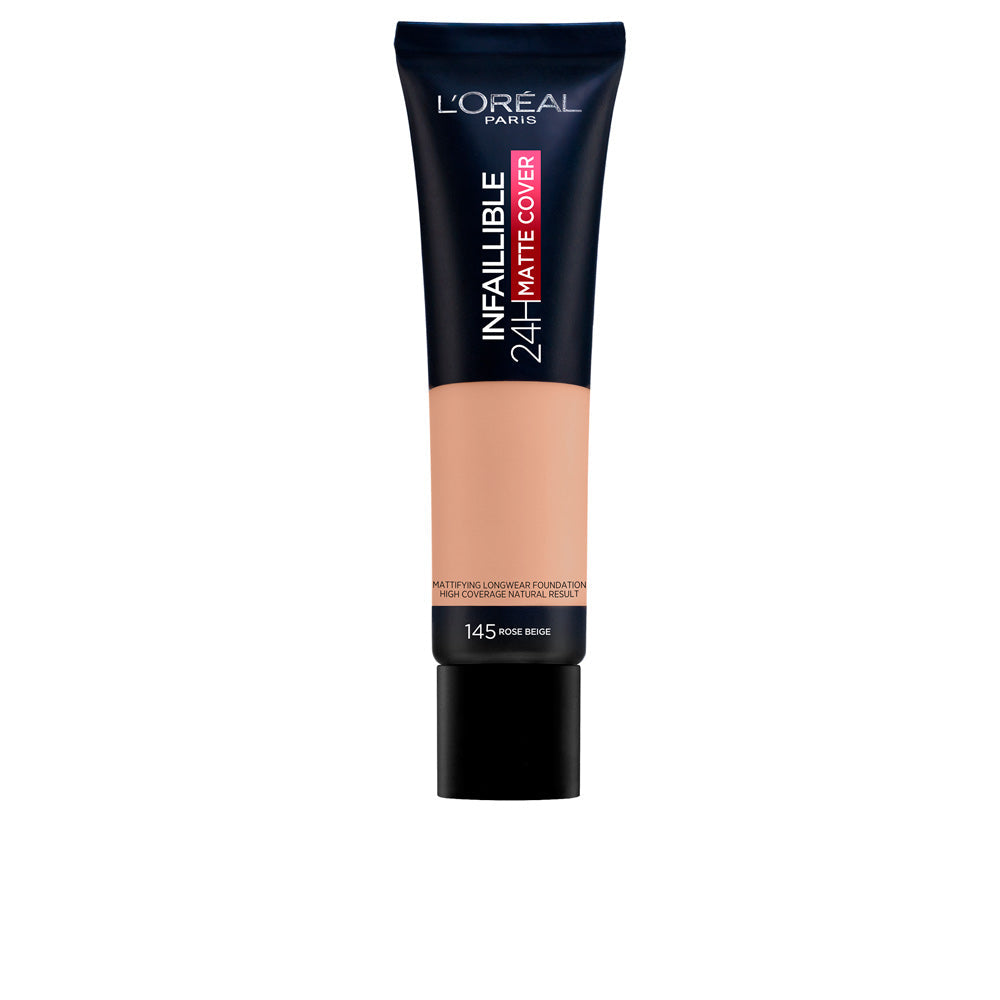 INFAILLIBLE fondotinta opaco coprente 32H #145-rosa beige 30 ml-0