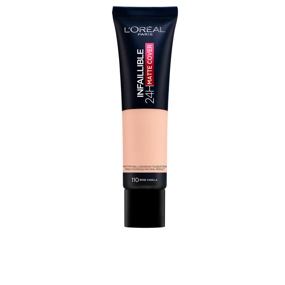 INFAILLIBLE 32H matte cover foundation #110-rose vanilla 30 ml-0