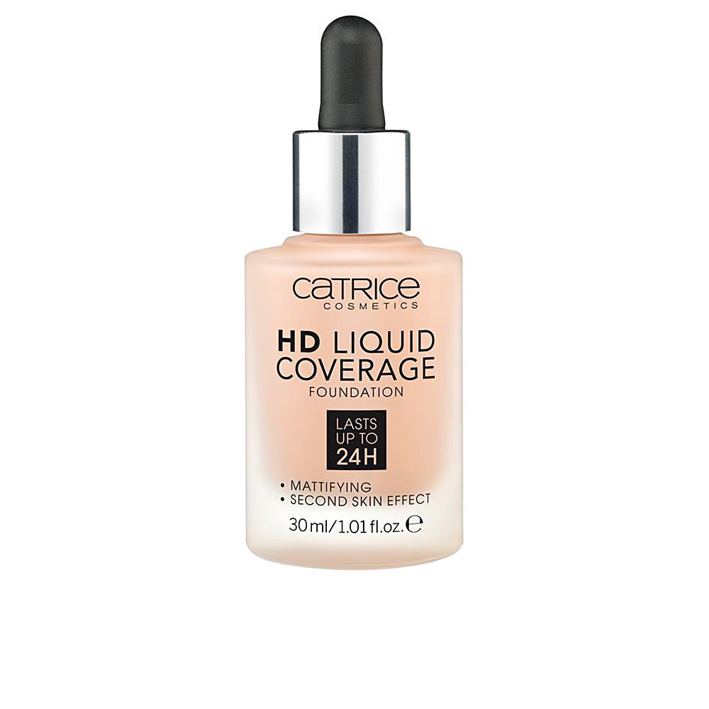 HD LIQUID COVERAGE FOUNDATION lasts up to 24h #040-warm beige 30 ml-0