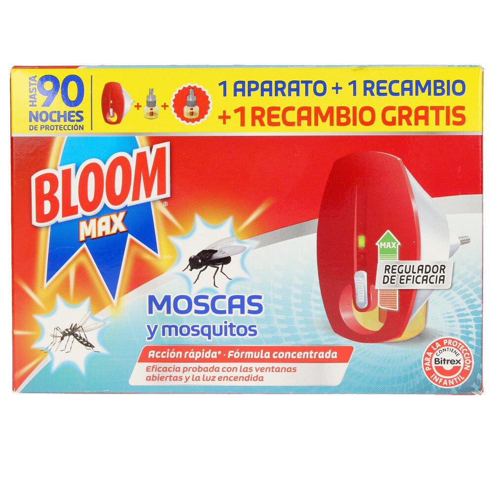 BLOOM MAX MOSCHE E ZANZARE elettrico apt. + 2 ricariche-0