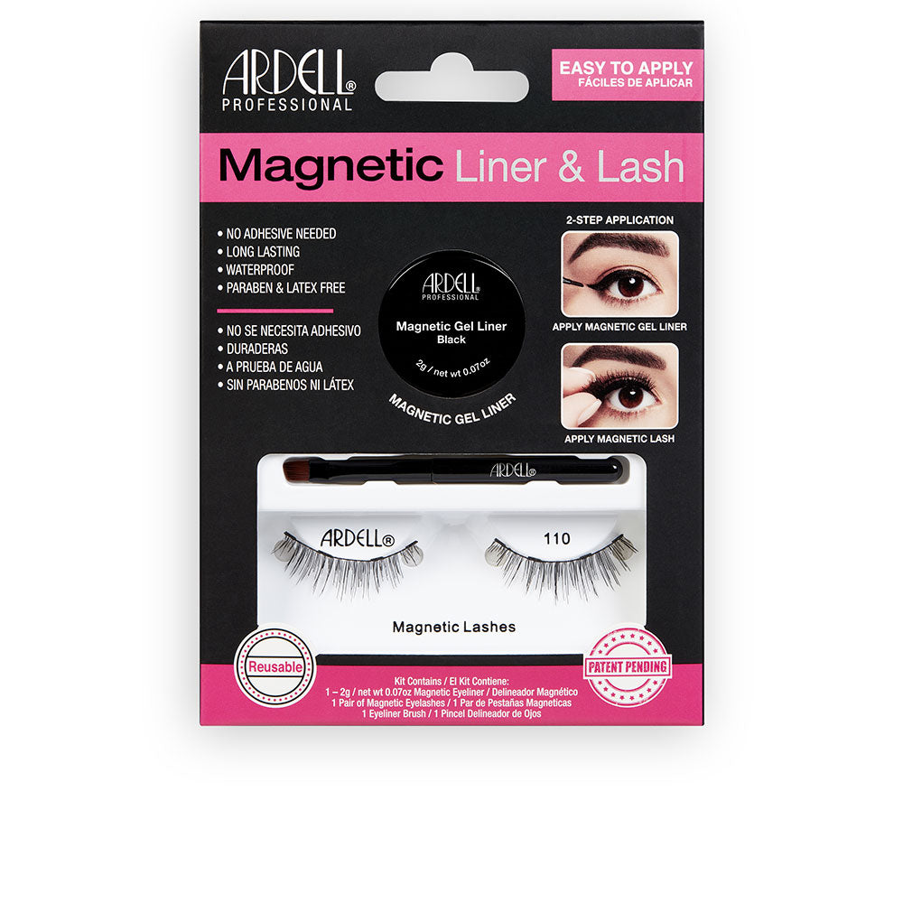 MAGNETIC LINER &amp; LASH eyelashes #110 + gel liner 3 u-0