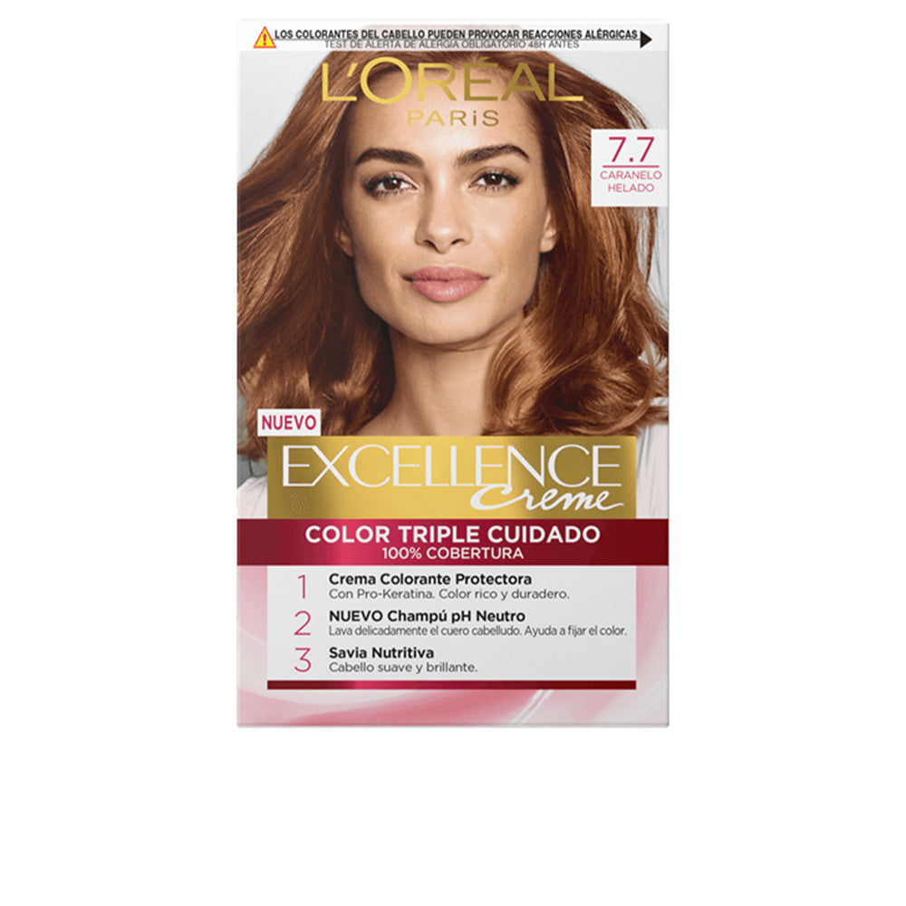 EXCELLENCE Cremefarbstoff #7.7-Eiskaramell 192 ml-0