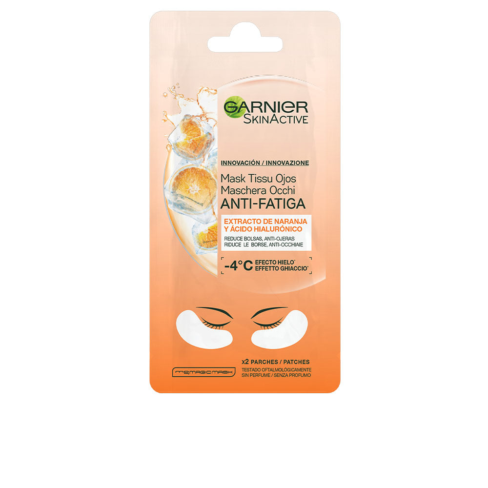 SKINACTIVE maschera occhi antifatica con estratto di arancia e acido ialuronico x 2 cerotti-0