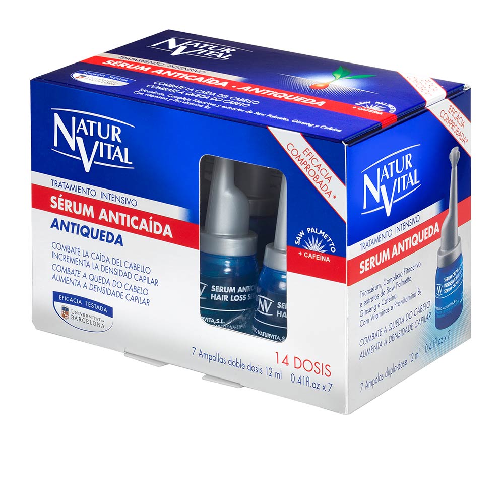 SÉRUM ANTI-CHUTE DE CHEVEUX traitement intensif 7 ampoules x 12 ml-0