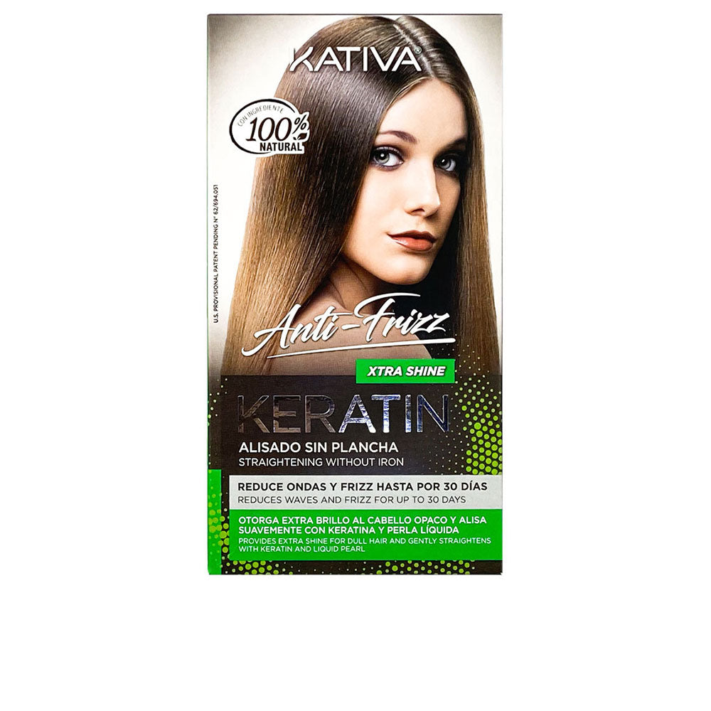 KERATIN ANTI-FRIZZ straightening without iron extra shine 30 days 3 units-0