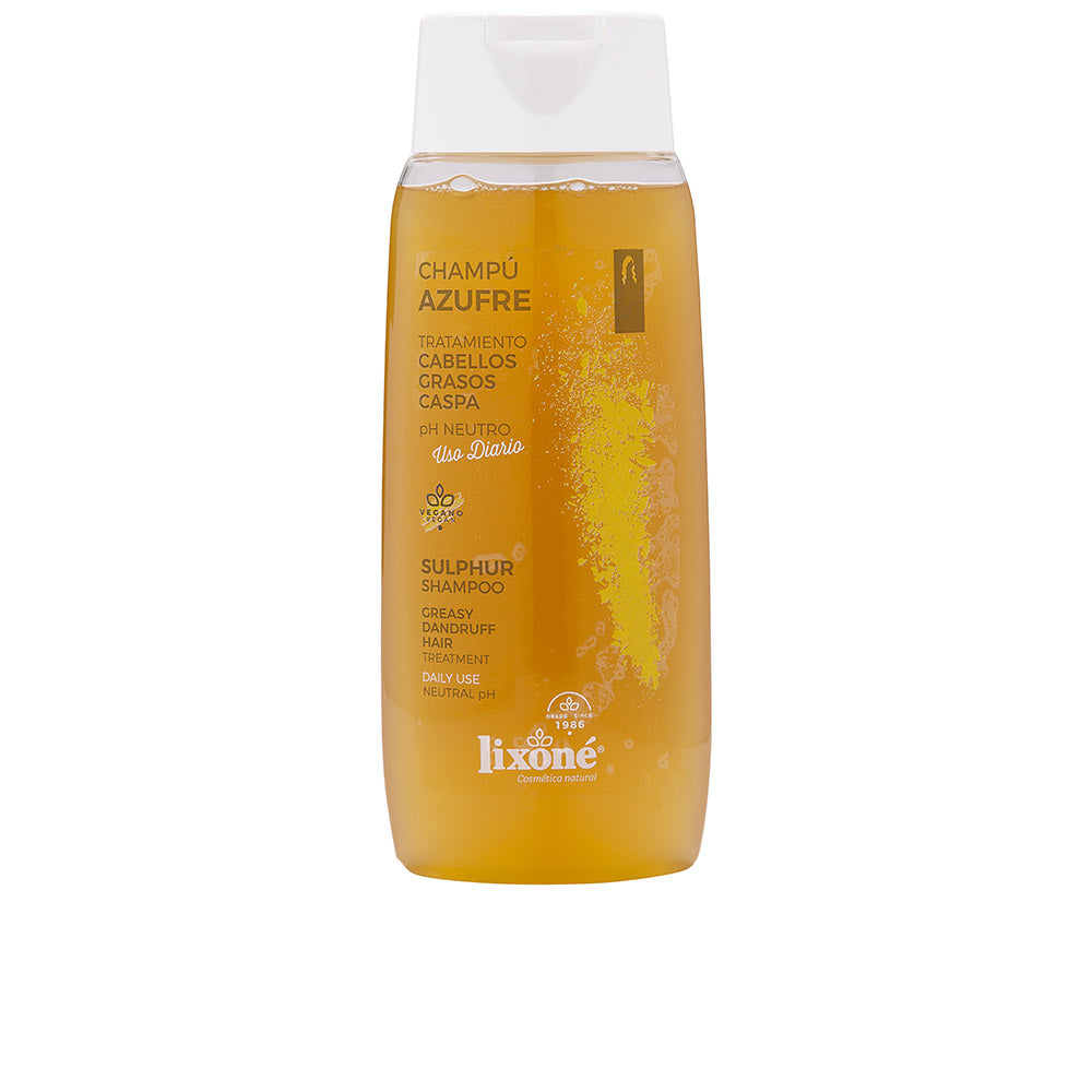 AZUFRE champú antigrasa anticaspa vegano 250 ml-0