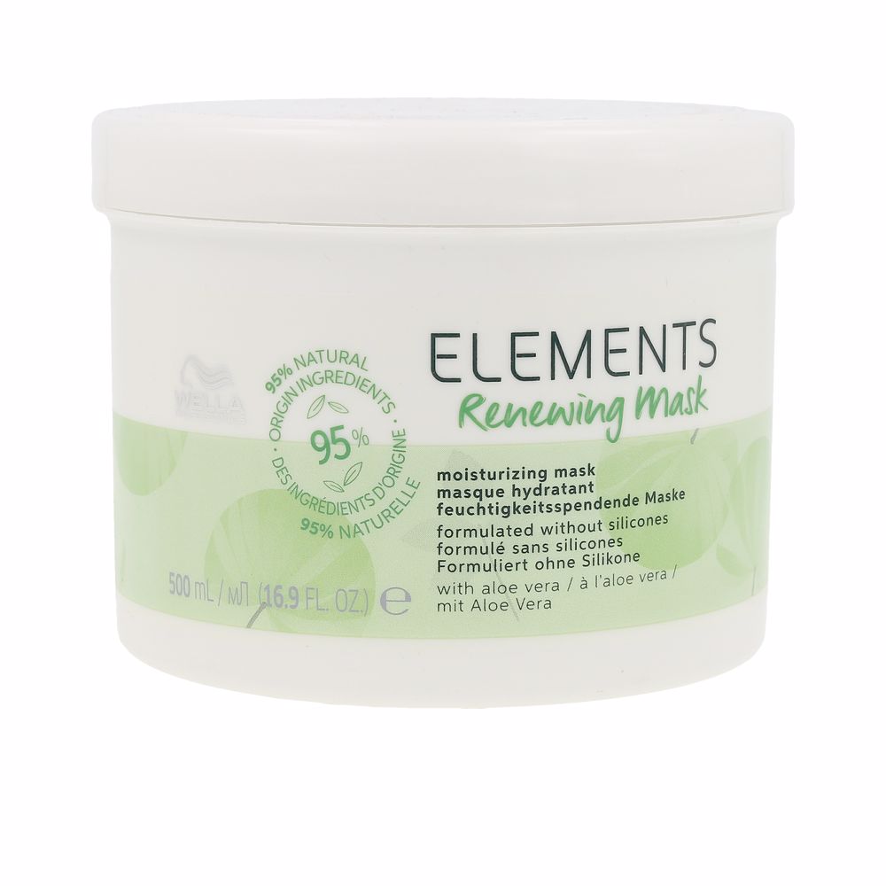 ELEMENTS Mascarilla Hidratante Renovadora Sin Siliconas Todo Tipo de Cabello 500 ml-0