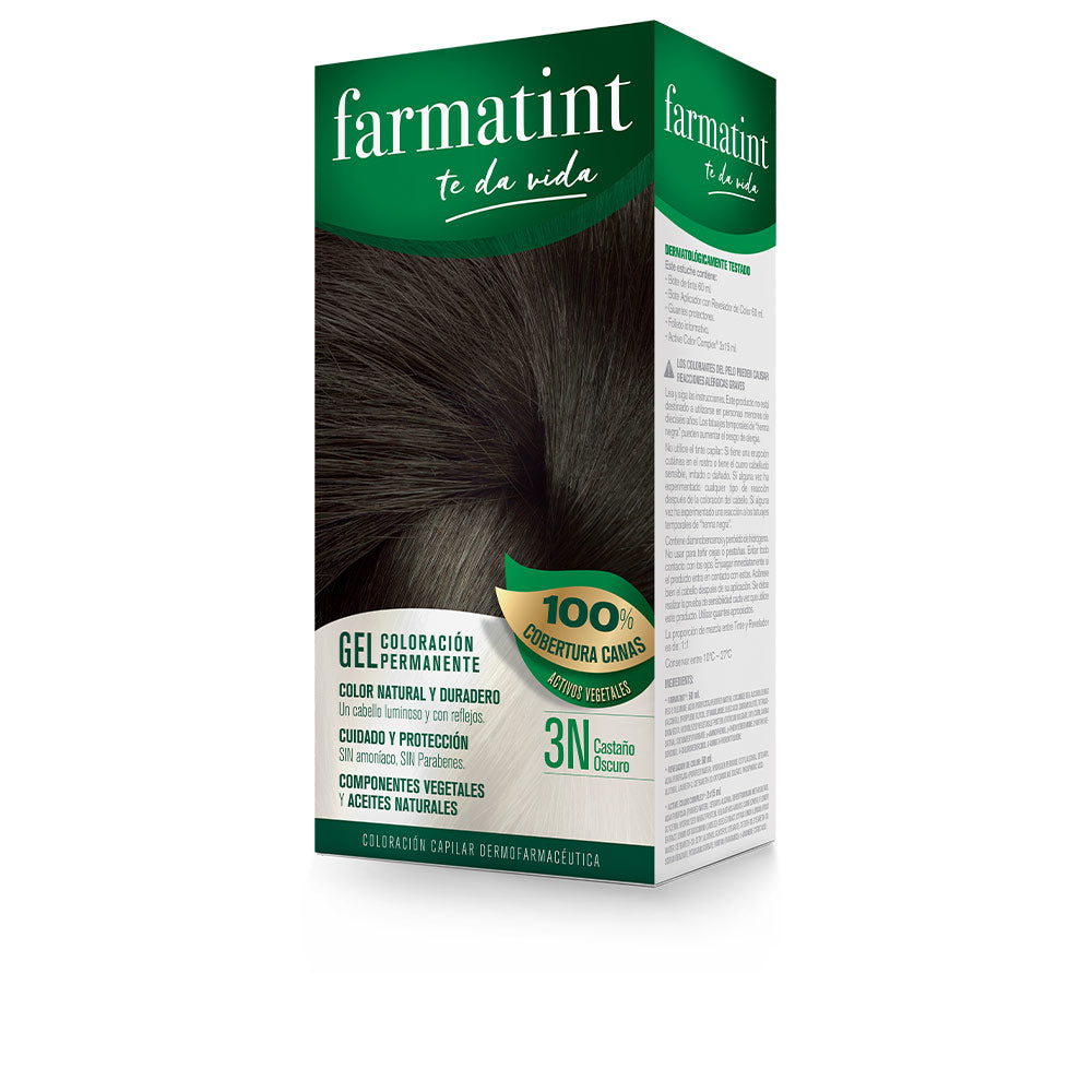 FARMATINT GEL colore permanente #3n-marrone scuro 5 unità-0