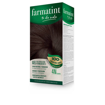 FARMATINT GEL permanent color #4n-brown 5 units
