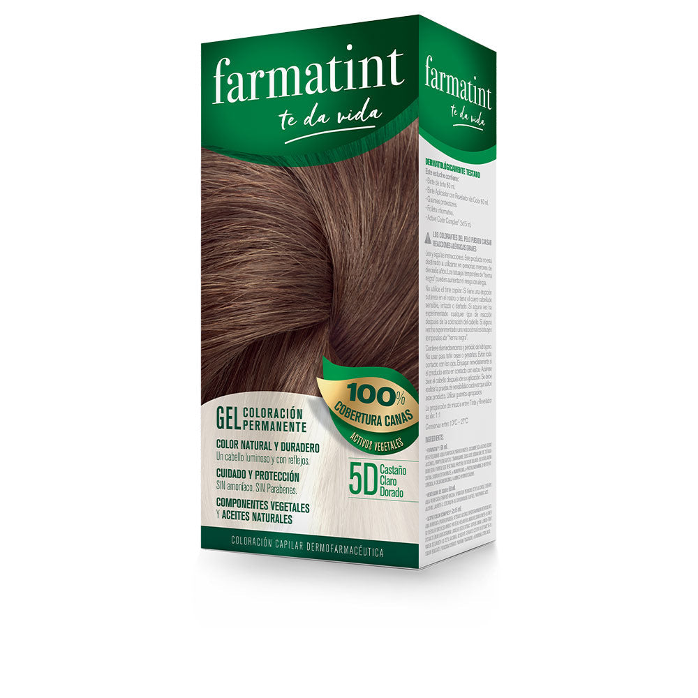 FARMATINT GEL permanent color #5d-light golden brown 5 units-0