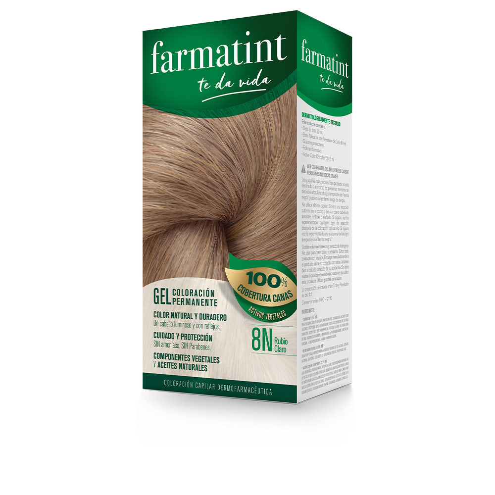 FARMATINT GEL permanent color #8n-light blonde 5 units-0